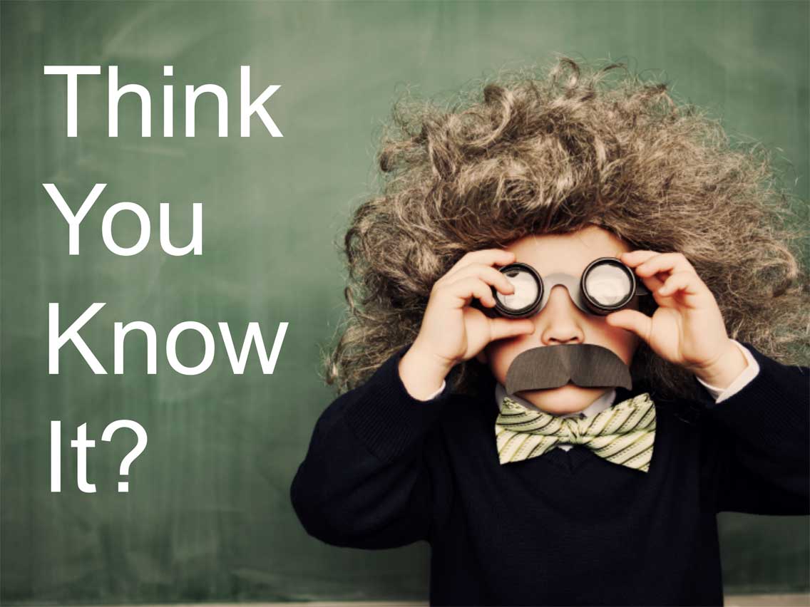 Think-You-Know-It slide